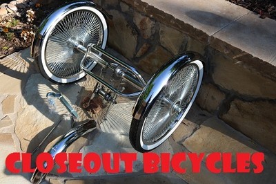 chrome wheels tricycle